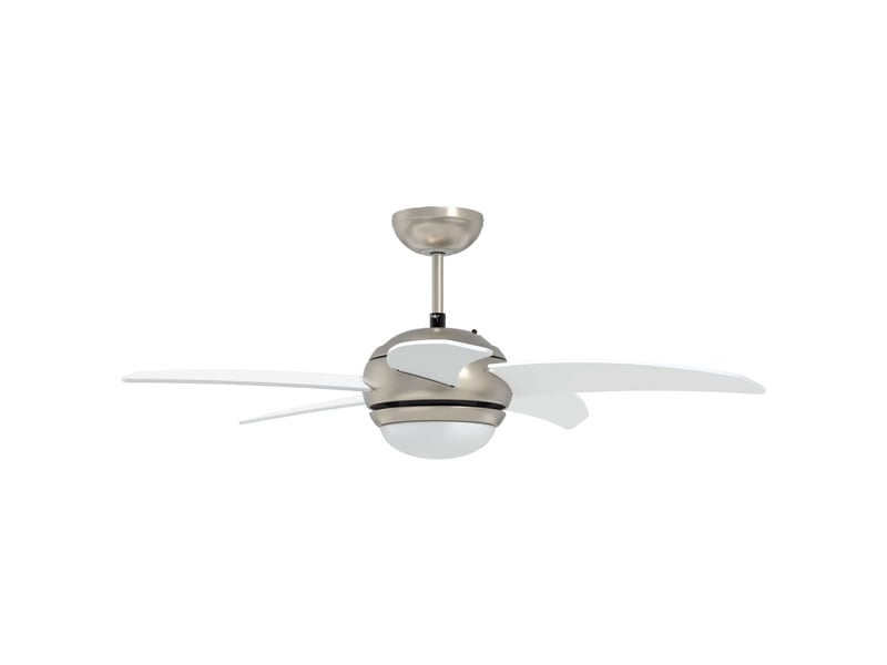  Vidaxl ventilateur de plafond avec lumière et télécommande ø 110 cm  - Conforama E