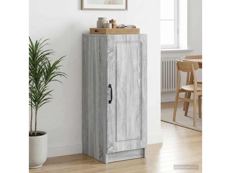  Buffet - bahut - meuble de rangement sonoma gris 33 x 34,5 x 87 cm bois d'ingénierie  - Conforama B