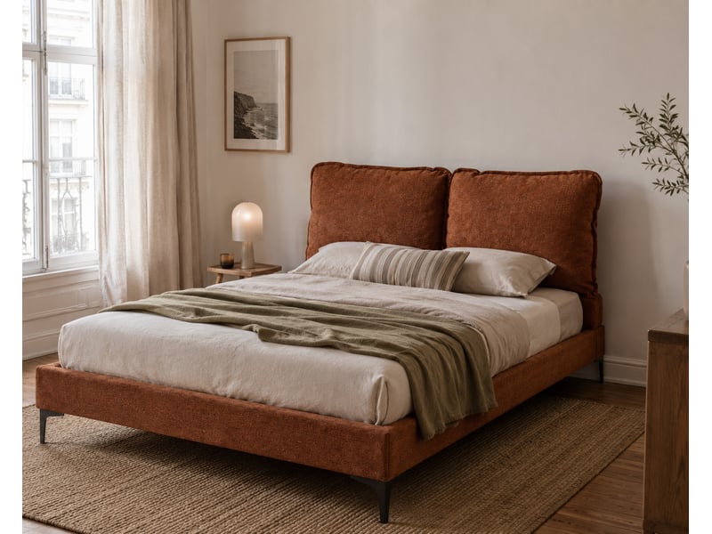 Lit adulte 140x190 cm CAYANA - Conforama W