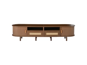 Meuble tv coloris bois foncé 170 cm PANGIVO  