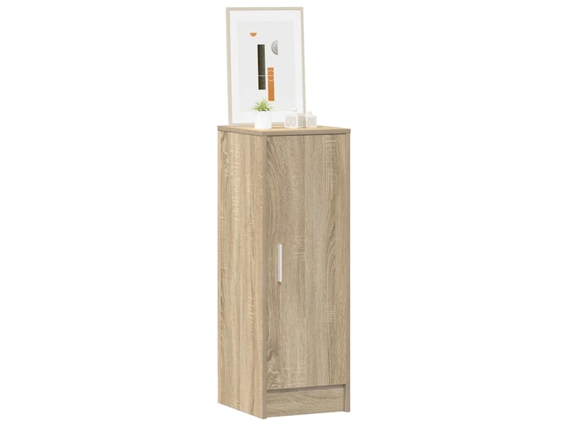  Meuble à chaussures, armoire à chaussures 32x35x92 cm chêne sonoma  - Conforama C