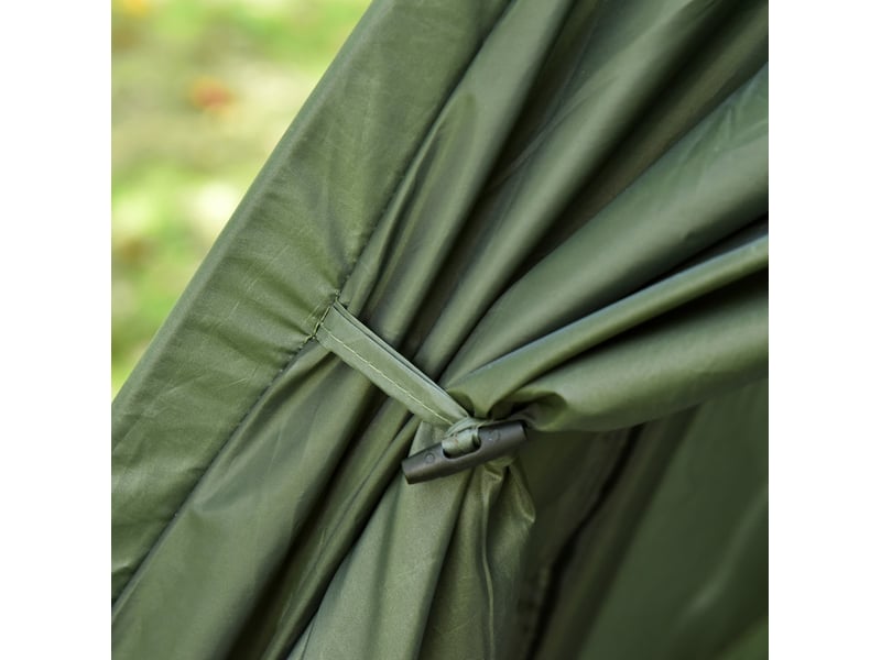  Tente de camping surélevée 2 places 193x145x180 cm – verte – matelas gonflable et pompe inclus  - Conforama D