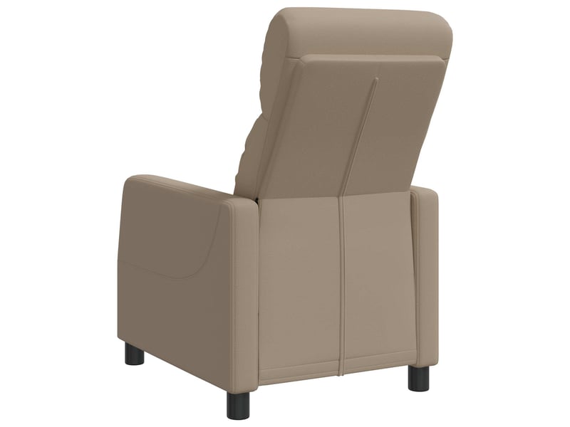 Vidaxl fauteuil inclinable cappuccino simili cuir - Conforama E