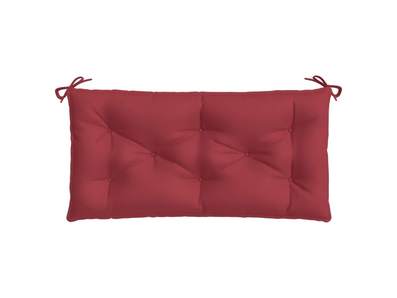  Lot de 2 coussins de banc de jardin, coussins d'assise rouge bordeaux tissu oxford cf58693  - Conforama E