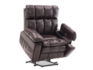 Fauteuil relax électrique  <strong></strong> Tissu marron