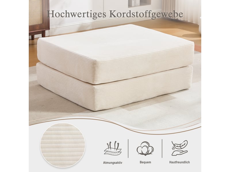  Chaise de compression en corde avec structure en métal robuste - conception ergonomique + rembourrage épais pour un confort durable. Avec poche HFSN-1227BG - Conforama E