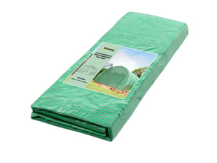 Bâche de rechange pour serre tunnel 600 x 300 x 200 cm avec 12 fenêtres, verte