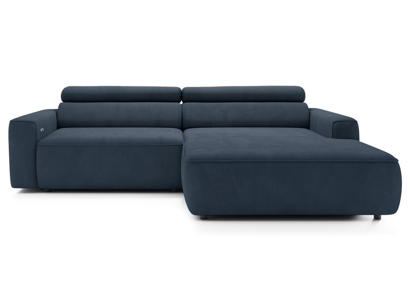  Selsey fando - canapé d'angle - 252 cm - velours bleu Fando - Conforama A