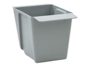 Jardinière - caisses à fleurs pour palettes euro 24 pcs gris clair