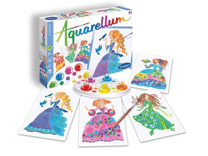 Aquarellum junior princesses fleurs 696 - Conforama B