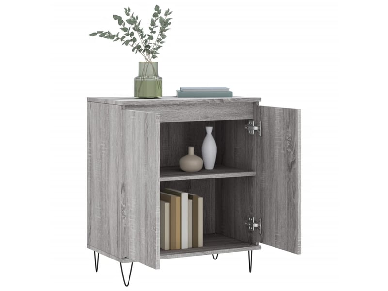  Buffet - bahut - meuble de rangement sonoma gris 60x35x70 cm bois d'ingénierie  - Conforama D