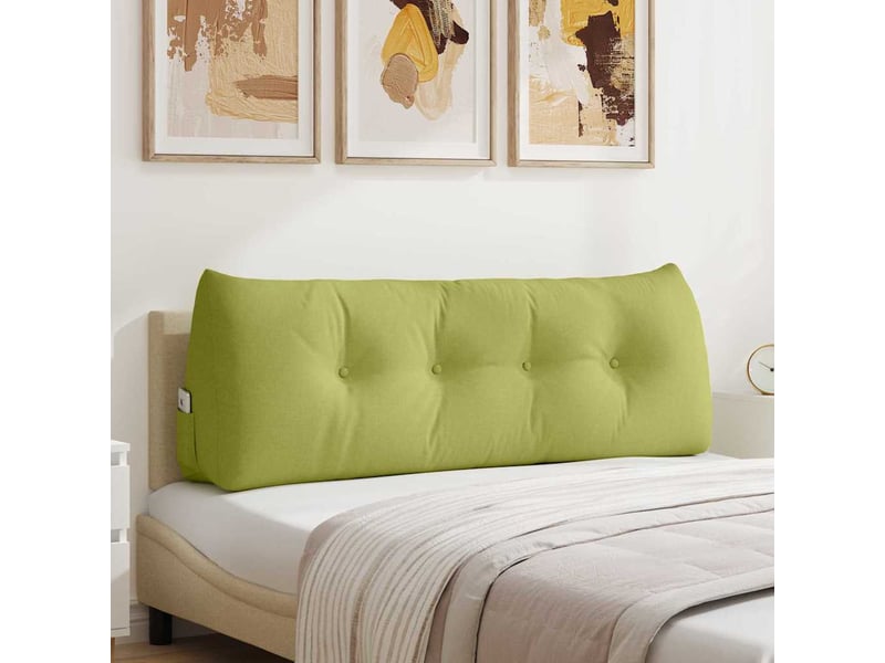 Coussin de dos, coussin de dossier vert clair 140 x 24 x 50 cm tissu cf55045 - Conforama B