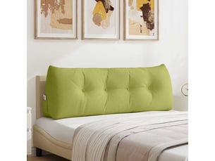 Coussin de dos, coussin de dossier vert clair 140 x 24 x 50 cm tissu cf55045