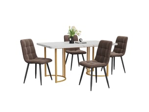 Ensemble table rectangulaire  4 chaise(s)  <strong>HAVRYA</strong> <strong></strong> 