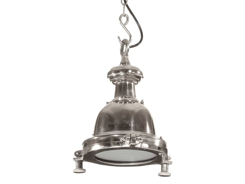  Lampe suspendue, suspension luminaire 25x25x136 cm aluminium  - Conforama D