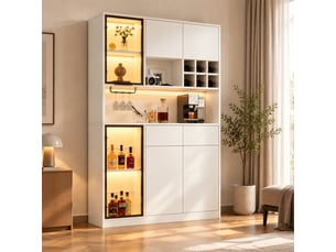 Vitrine coloris blanc HAUSS SPOLE - 120 cmx200 cm