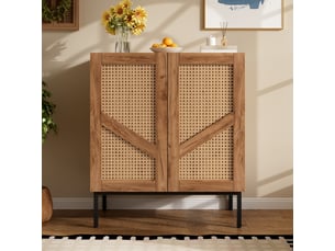 Buffet 2 porte(s)   <strong></strong> <strong></strong> - 70 cm coloris marron 