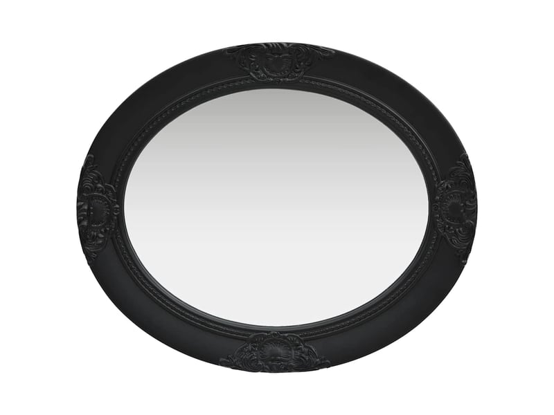  Miroir mural style baroque 50x60 cm noir cf62885  - Conforama C