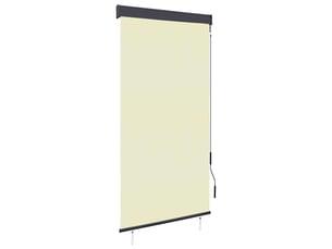 Store enrouleur, store roulant d'extérieur 80 x 250 cm crème cf47417