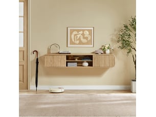 Meuble tv coloris naturel 160 cm TCQPZ