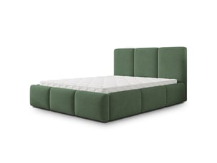 Lit coffre 120x200cm <strong>MASSENO</strong>  <strong></strong> coloris vert