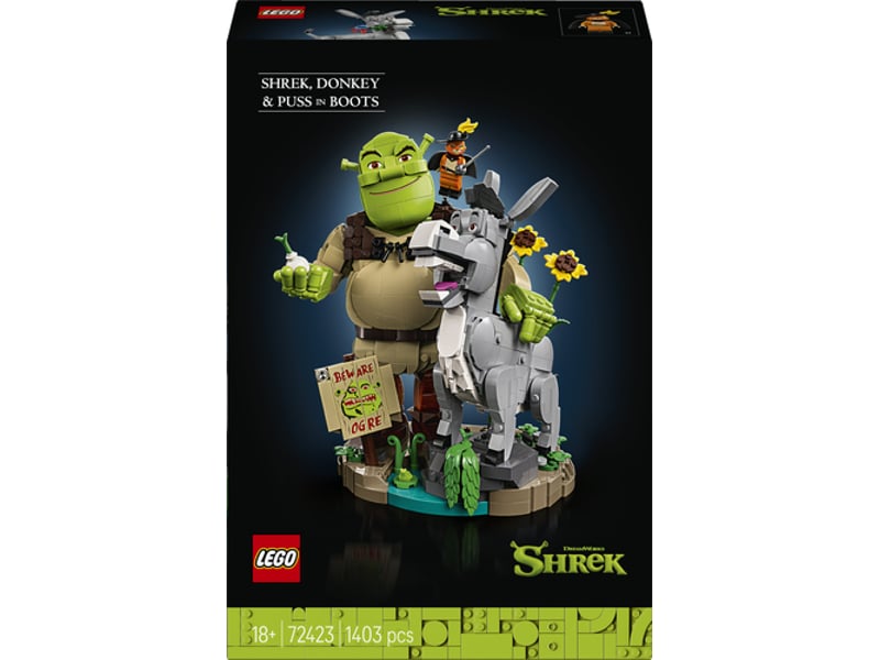  72423 shrek l'ane et le chat potté 72423 - Conforama A