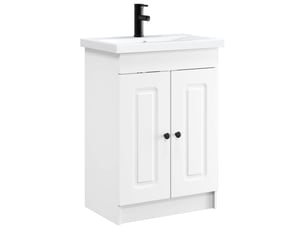 Ensemble de mobilier de salle de bain blanc 78.5x37.5x81 cm shl5115