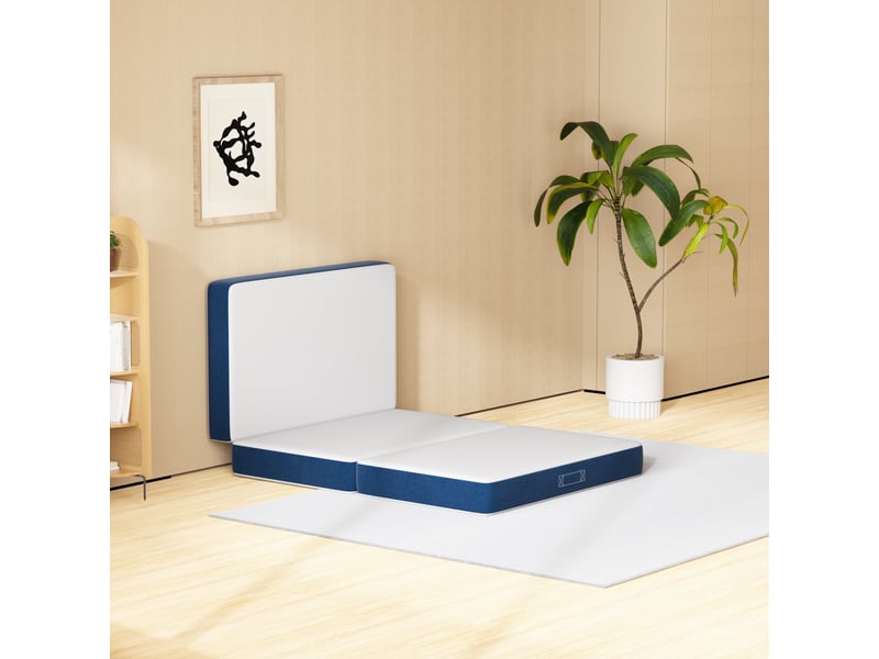  Matelas pliant en trois parties, 140 x 195 cm, mousse épaissie de 15 cm, housse amovible  - Conforama E