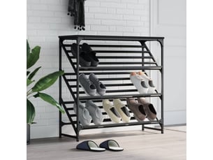 Meuble à chaussures 4 paire(s)  <strong></strong>  <strong></strong> coloris noir