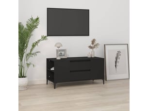 Meuble tv coloris noir 102 cm <strong></strong>  <strong></strong>