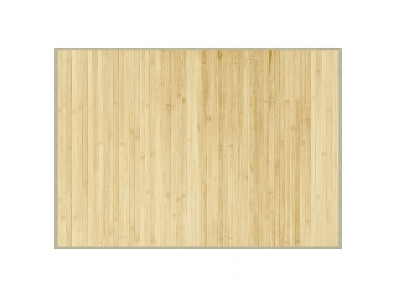  Tapis rectangulaire naturel clair 70x100 cm bambou - comfortxl 376867 - Conforama A
