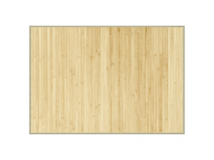 Tapis rectangulaire naturel clair 70x100 cm bambou - comfortxl