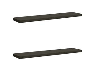 Lot de 2 coussins de banc, coussins d'assise vught 100 % polyester anthracite cf57764