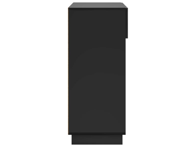  Meuble à chaussures, armoire à chaussures 73x38x87,5 cm bois d'ingénierie noir shl1661  - Conforama E