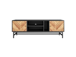 Meuble tv coloris noir 150 cm <strong></strong> <strong></strong>