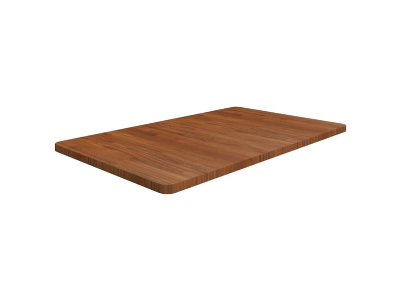  Comptoir de salle de bain, plan de travail marron foncé 100x60x2,5cm bois traité cf65841  - Conforama B