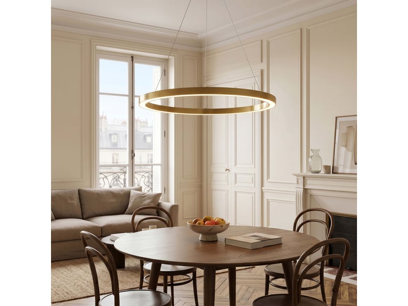 Suspension Métal 120 cm doré SVEA - Conforama X
