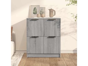 Buffet - bahut - meuble de rangement sonoma gris 60x30x70 cm bois d'ingénierie