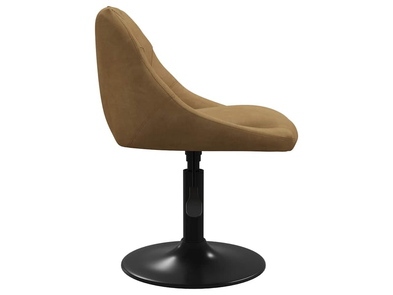  Tabouret de bar, chaise de bar marron velours shl89566  - Conforama D