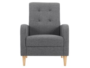 Fauteuil fixe EVRYAE Tissu gris vendu A l'unité