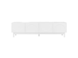 Meuble tv coloris blanc 169 cm <strong></strong> <strong></strong>