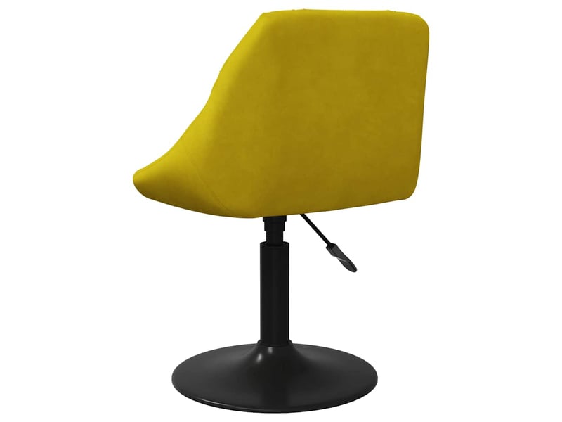  Tabouret de bar, chaise de bar jaune moutarde velours shl43418  - Conforama E