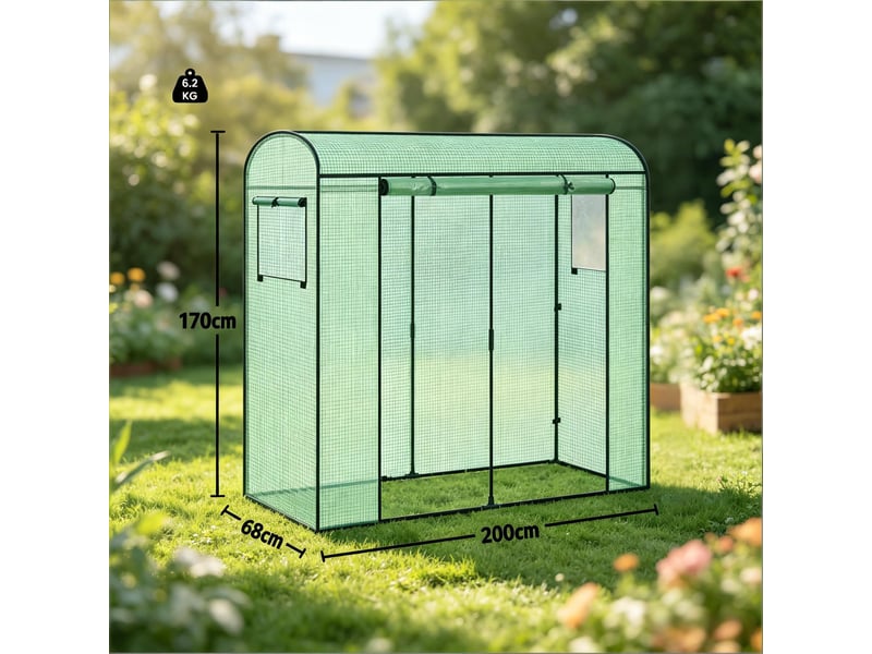  Serre de jardin pour herbes aromatiques, serre extérieure pour plantes  - Conforama C