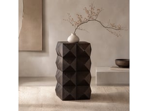 Table basse carré(e) coloris marron <strong>HAUSS SPOLE</strong> <strong></strong> - 37 cmx30 cm