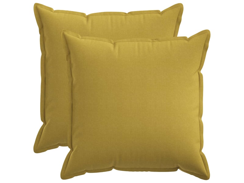 Lot de 2 coussins, coussins décoratifs houten vert clair lin synthétique cf56515 - Conforama B