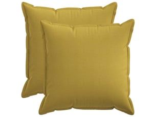 Lot de 2 coussins, coussins décoratifs houten vert clair lin synthétique cf56515