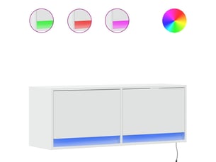Meuble tv coloris blanc 100 cm <strong></strong>  <strong></strong>