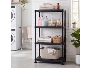 Etagère 60 cm coloris noir <strong>SONGMICS</strong> <strong></strong>