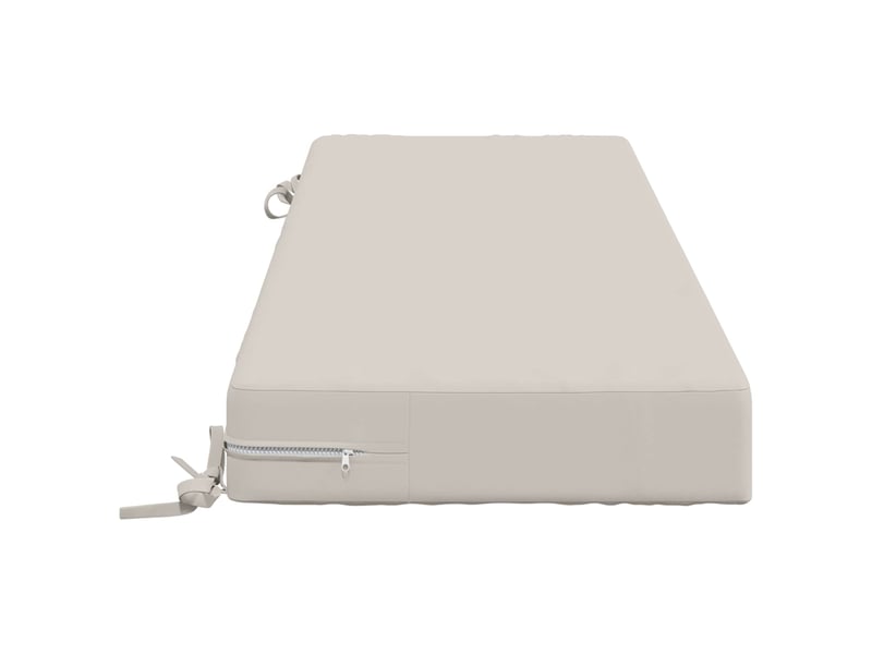  Coussin d'assise, coussin pour chaisecanapé soest 100 % polyester blanc 120 x 40 x 10 cm cf51386  - Conforama D