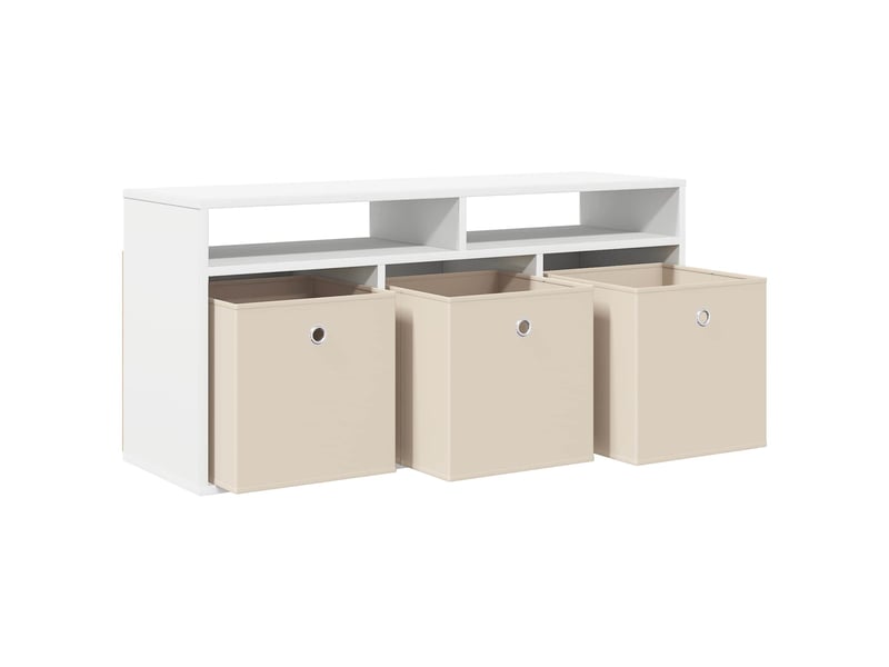 Armoire de rangement bureau avec tiroir blanc 102x32x48,5 cm - Conforama E